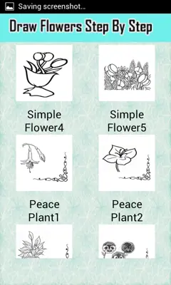 Draw Flowers android App screenshot 3